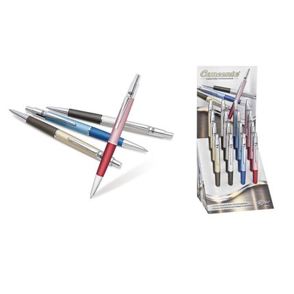 KUGLEPEN - BALLPEN CONCENTO - 4 FV DISP. UDGÅR