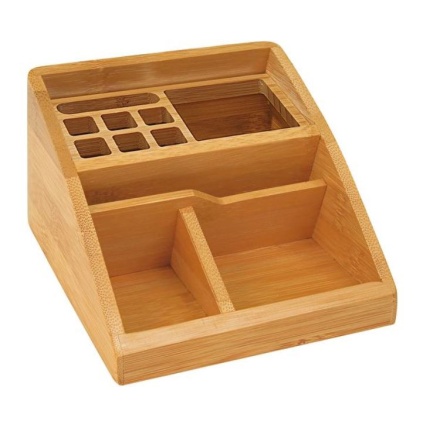 DESK ORGINASER I BAMBOO M. 3 RUM - SKAFFEVARE