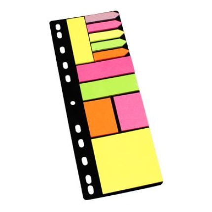 INDEXFANER 11X25  ASS. FV M/ARKIVHULLER