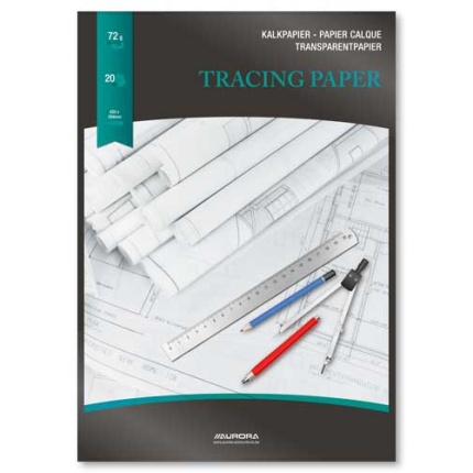 KALKERBLOK A3 TRANSPARENT 20 BL. 75G. (1 STK.)