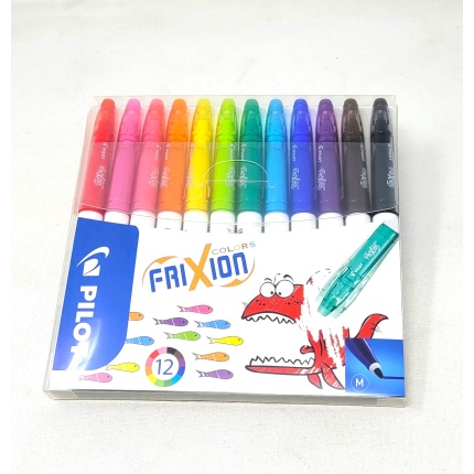 PILOT FRIXION MEDIUM TIP  12 STK I SÆT