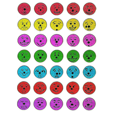 STICKERS SMILEYS ASS FARVER