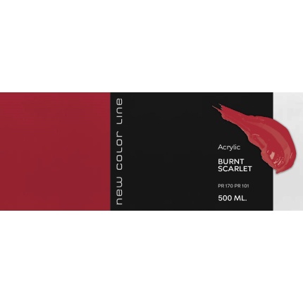 New Color Line 500 ml - Burnt Scarlet