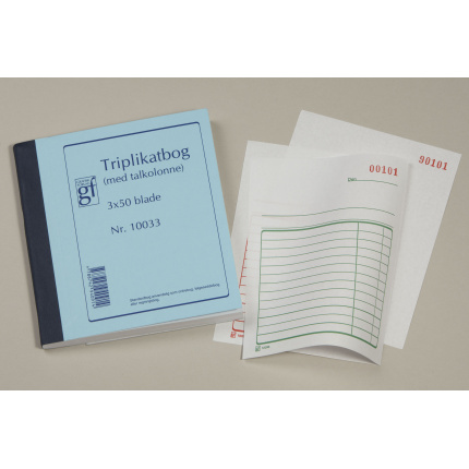 TRIPLIKATBOG GF10033 108X150MM 3X50 BLADE