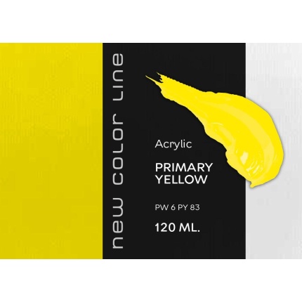 New Color Line 120 ml - Primary Yellow