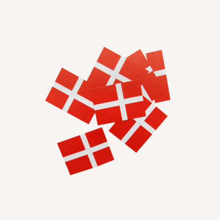 STRØFLAG PAPIR 2,7 X 2,0 CM -150 STK.