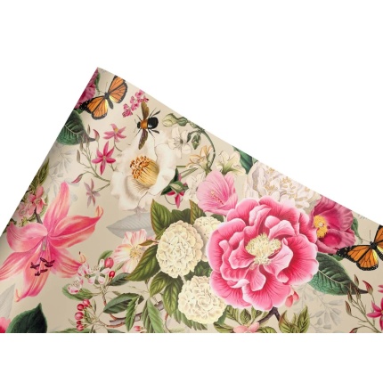 GAVEPAPIR 0,7M X 10M - 25 RULLER " KEW GARDEN"