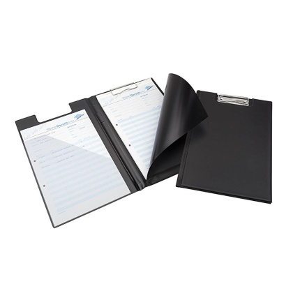 CLIPBOARD A6 M/KLAP 18,5X12 CM (KASSEBLOK)