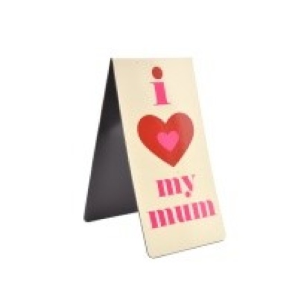 BOGMÆRKE MAGNETISK "LOVE MUM"