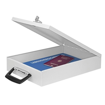 DOKUMENT BOKS A4 MED 2 NØGLER SKAFFEVARE