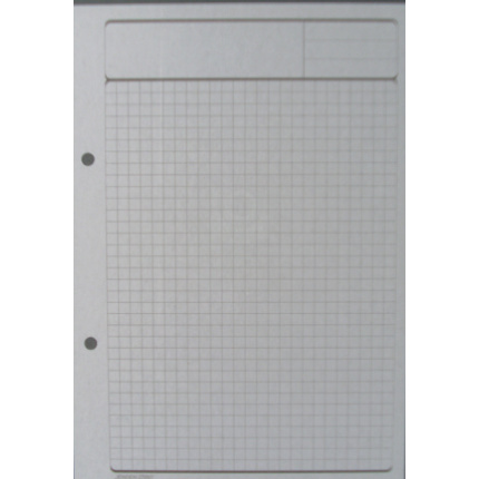 ARBEJDSBLOK A5 KVA. M/2 HULLER 60 BL (80)