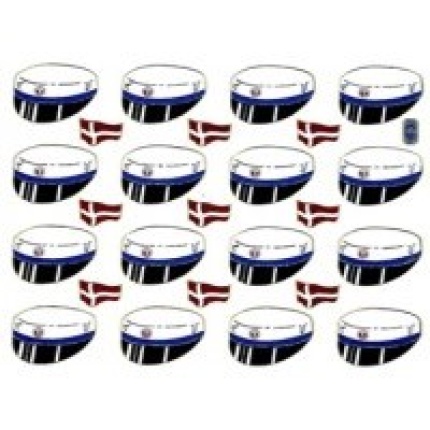 STICKERS BLÅ STUDENTERHUER