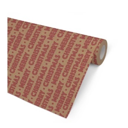 ØKONOM 57 CM "FOR X-MAS" KRAFTPAPIR 154M 7 KG