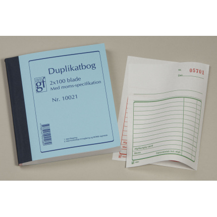 DUPLIKATBOG GF10021 108X150MM 2X100 BLADE M/MOMS