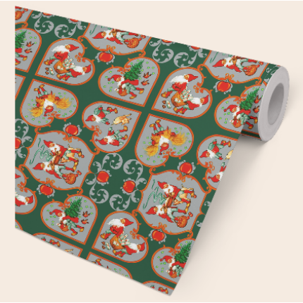 ØKONOM 57 CM "LC JULEHJERTER" 7 KG 154M