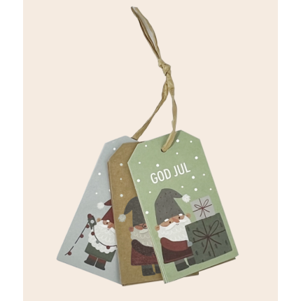 HÆNEGAVEMÆRKER - "JUL KUL", 12 STK.