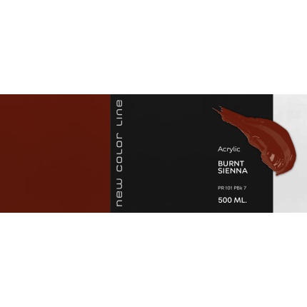 New Color Line 500 ml - Burnt Sienna
