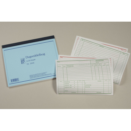 DAGSEDDEL GF2026 200X148MM 2X50 BLADE