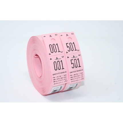 GARDEROBENUMRE 48 - ROSA (2x500)