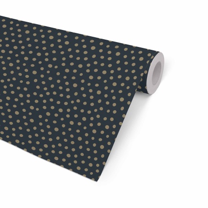 ØKONOM 57 CM "SPOTON" DARK BLUE & GOLD 7KG 154M