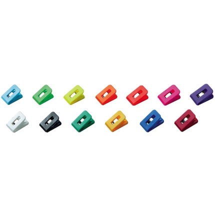 BREVKLEMME 4,2 x 2,6 x 2,4 CM - ASS. FARVER