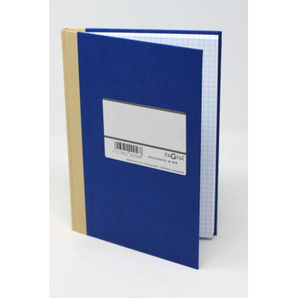 PROTOKOL PAGNA - A5 KVADRERET BLÅ