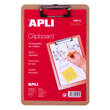 CLIPBOARD I TRÆ A5