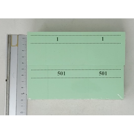 KUPON BØGER 1-1000 - LYS GRØN