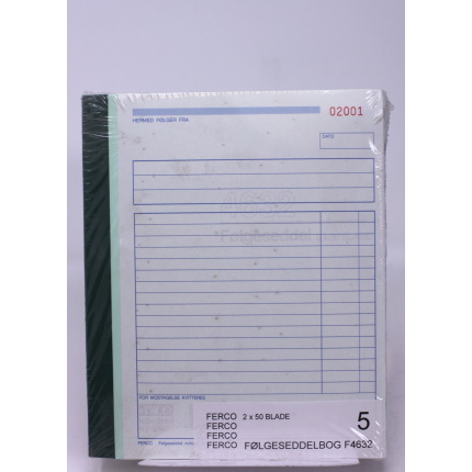 FØLGESEDDEL FERCO 4632