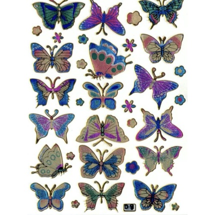 STICKERS SOMMERFUGLE