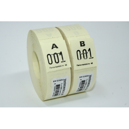 VENTEMÆRKER 46 - GUL (1-1000)