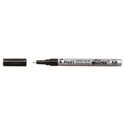PILOT SUPER COLOR SØLV F (SKAFFEVARE)
