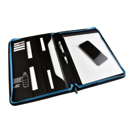 KONFERENCEMAPPE M/BLOK BLUE LINE REC PET A4