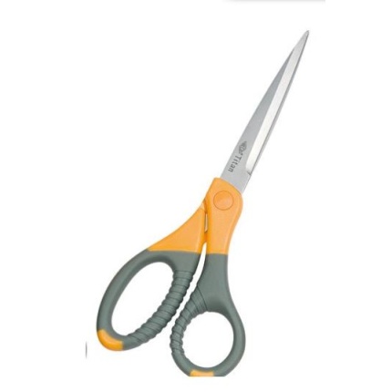 SAKS "TITANIUM PLUS" 21,5 CM GRÅ/GUL
