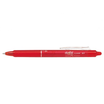 PILOT FRIXION CLICKER 0,7 RØD