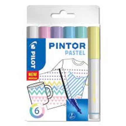 PILOT PINTOR PASTEL - FINE 6 STK