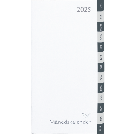REFIL MÅNEDSKALENDER 2027 GRÅ FANER