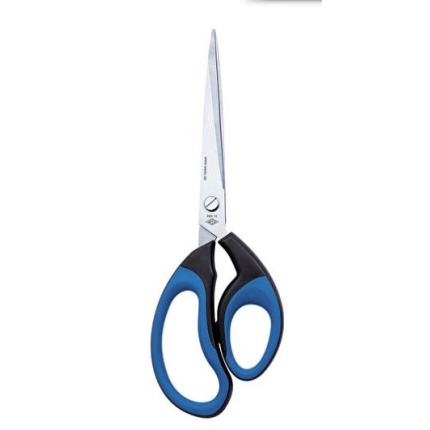 SAKS "SOFT-CUT" PREMIUM 25,5 CM SORT/BLÅ (SKAFFEVARE)