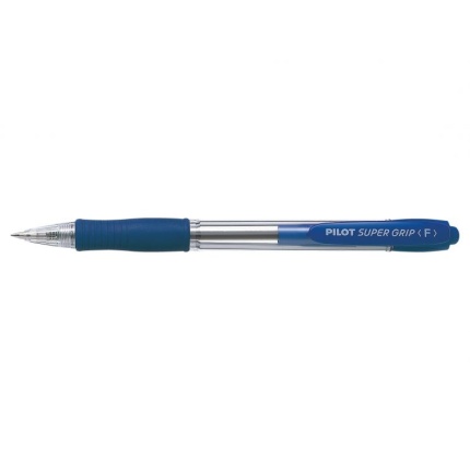 PILOT SUPER GRIP F - BLÅ (SKAFFEVARE)