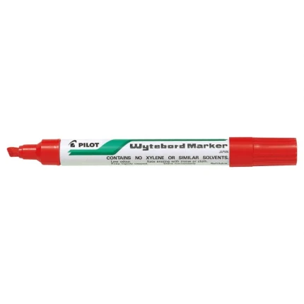 PILOT WHITEBOARD RØD SKRÅ SPIDS (SKAFFEVARE)