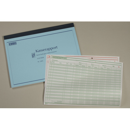 KASSERAPPORT GF2405 297X210MM 2X50 BLADE