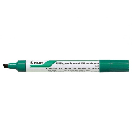 PILOT WHITEBOARD GRØN SKRÅ SPIDS (SKAFFEVARE)