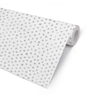 ØKONOM 57 CM "SPOTON HVID/SØLV" METALIC 4,5 KG 100M