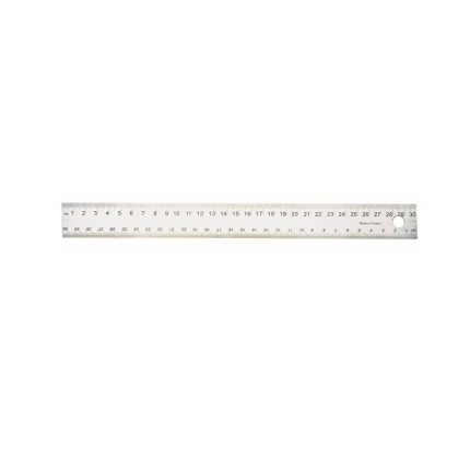 LINEAL 30 CM STÅL - WEDO