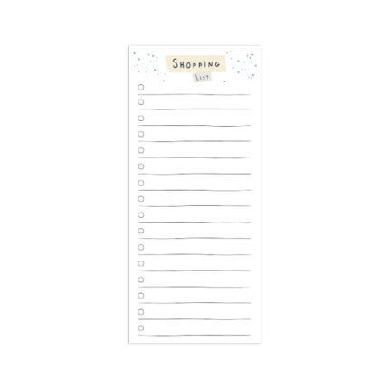 MAGNET BLOK, "SHOPPING LIST", 8X18 CM