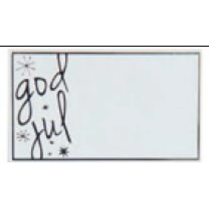 GAVEMÆRKER - SILVER GOD JUL 1000 stk.