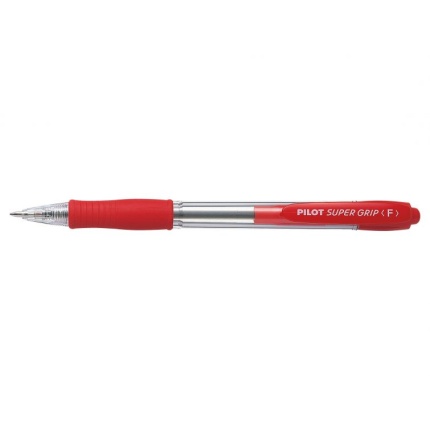 PILOT SUPER GRIP F - RØD