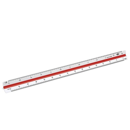 TREKANT MÅLESTOK INGENIØR 30 CM