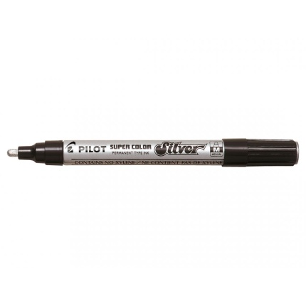 PILOT SUPER COLOR SØLV M.