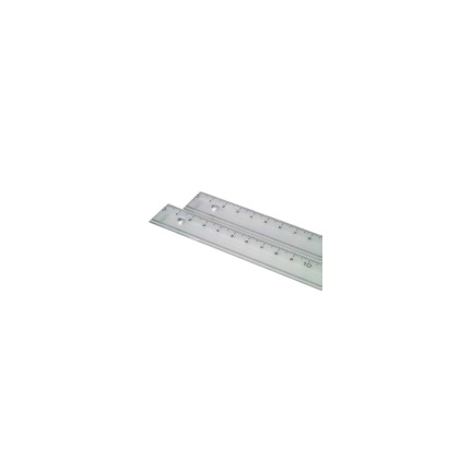 LINEAL 15 CM. CRYSTAL CLEAR 20 STK